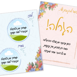 ✨ ערכת פוסטים וסטוריז לקוסמטיקאיות, עיצוב ורוד ותכלת נשי ורענן ✨
